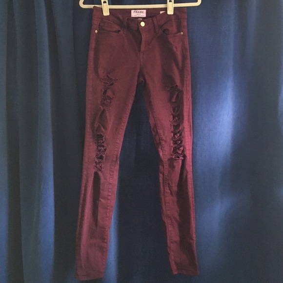 FRAME | Distressed Skinny Jeans - Picture 2 of 8